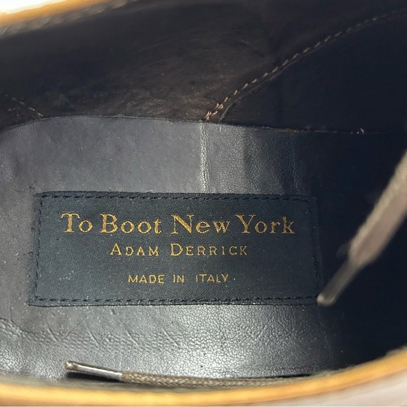 TO BOOT NEW YORK ADAM DERRICK Cap Toe Oxford Brown Size 9 main image 2